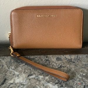 Michael Kors Tan Leather Wallet